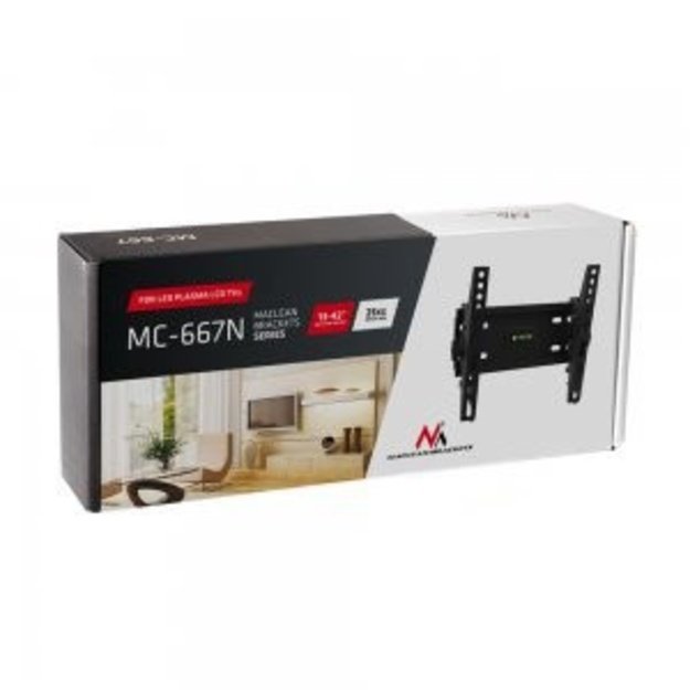 Mount wall for TV Maclean MC-667 (Fixed, Tilting, Wall, 23  - 42 , max. 25kg)
