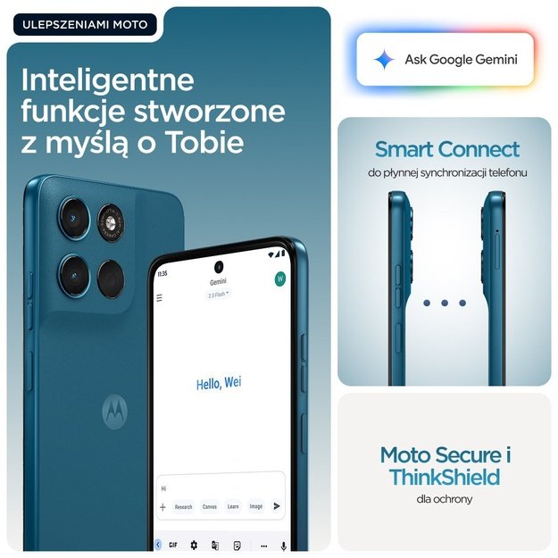 Motorola moto g57 power 17.1 cm (6.72 ) Dual SIM Android 16.0 5G USB Type-C 12 GB 256 GB 7000 mAh Blue