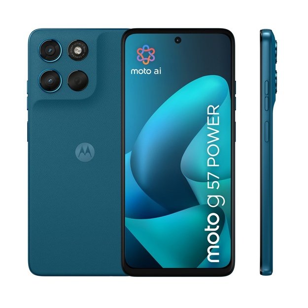Motorola moto g57 power 17.1 cm (6.72 ) Dual SIM Android 16.0 5G USB Type-C 12 GB 256 GB 7000 mAh Blue