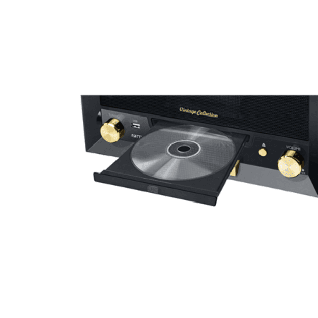 Muse | Turntable Micro System With Vinyl Deck | MT-112 W | Micro system CD with turntable | USB port