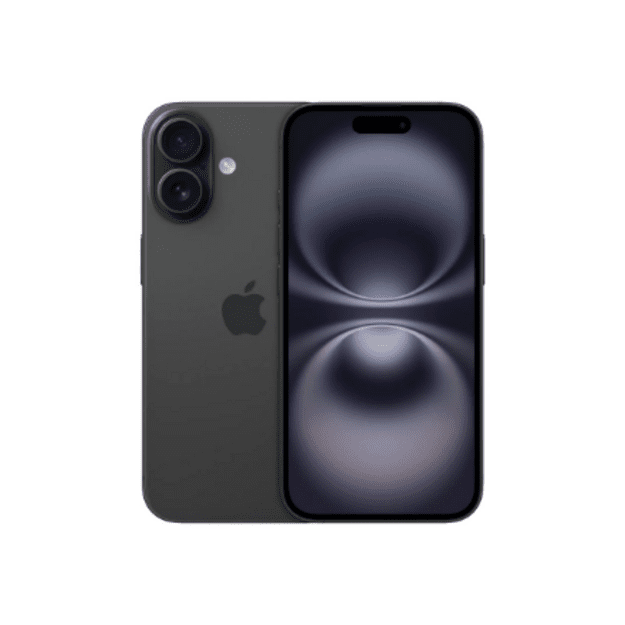 Apple | iPhone 16 | Black | 6.1   | Super Retina XDR | 2556 x 1179 pixels | A18 | Internal RAM 8 GB | 128 GB | Dual SIM | 4G | 5