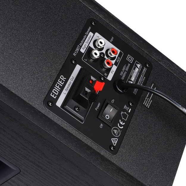 Edifier Studio R1280T, 2.0 Speaker System, 42 Watt - Black