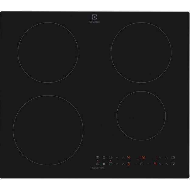 Electrolux EIT60433CT hob Black Built-in Zone induction hob 4 zone(s)