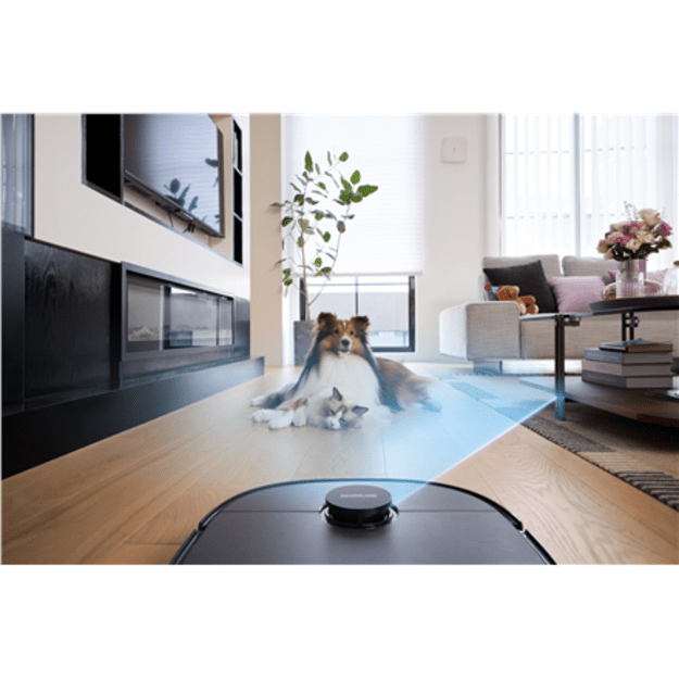 Midea Robot Vacuum Cleaner | V15 | Wet&Dry | 5200 mAh | Dust capacity 3 L | 16200 Pa | Black