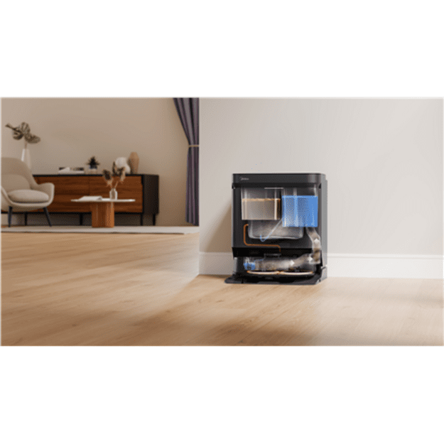 Midea Robot Vacuum Cleaner | V15 | Wet&Dry | 5200 mAh | Dust capacity 3 L | 16200 Pa | Black