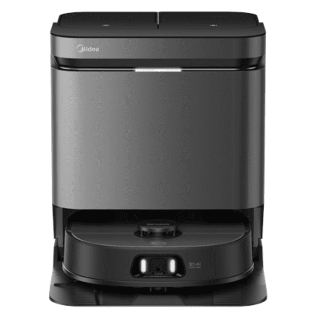 Midea Robot Vacuum Cleaner | V15 | Wet&Dry | 5200 mAh | Dust capacity 3 L | 16200 Pa | Black
