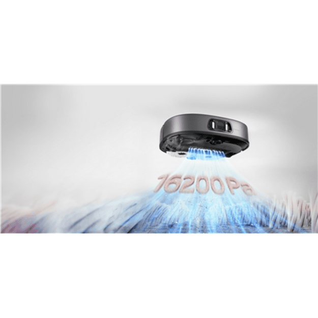 Midea Robot Vacuum Cleaner | V15 | Wet&Dry | 5200 mAh | Dust capacity 3 L | 16200 Pa | Black