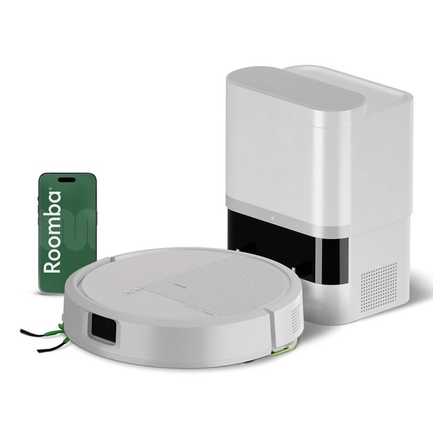 iRobot Roomba 115 Combo Robot Vacuum + Auto Empty Dock White