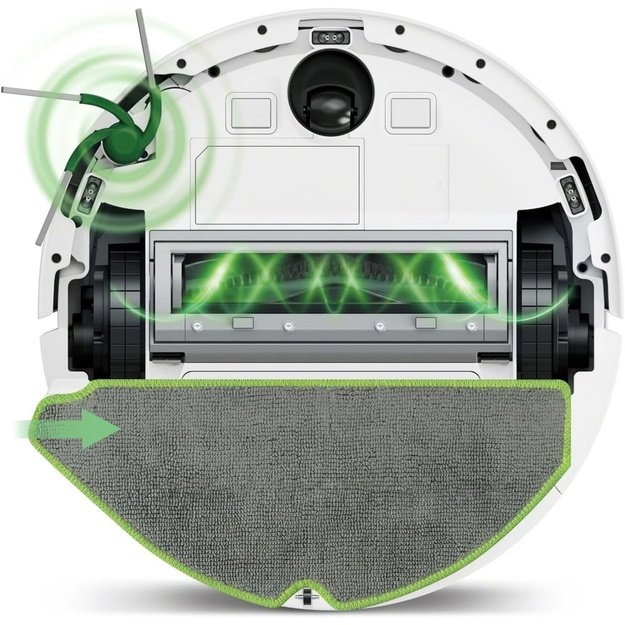 iRobot Roomba 115 Combo Robot Vacuum + Auto Empty Dock White