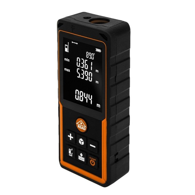 Laser rangefinder, 100 m range, IP54