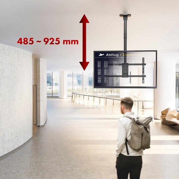Maclean ceiling mount for TV, max load 60kg, 43-86 , max VESA 600x400, MC-112 B