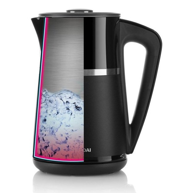 Electric kettle Hyundai VK309 with temperature control 1.7L black