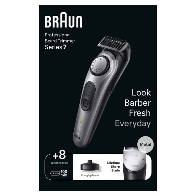 Hair Clipper Braun BT7420 Beard Trimmer Gray (448273)