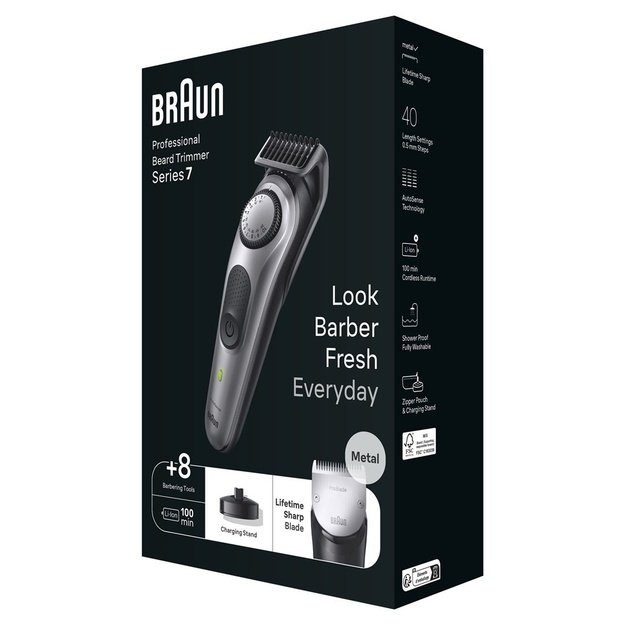 Hair Clipper Braun BT7420 Beard Trimmer Gray (448273)