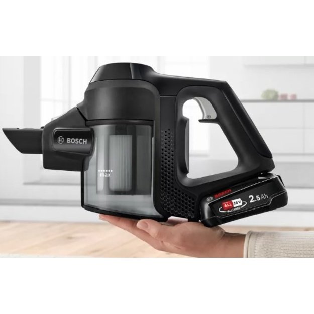Bosch Serie 6 BBS611BSC stick vacuum/electric broom 2-in-1 stick vacuum Battery Dry Bagless Black 2.5 Ah
