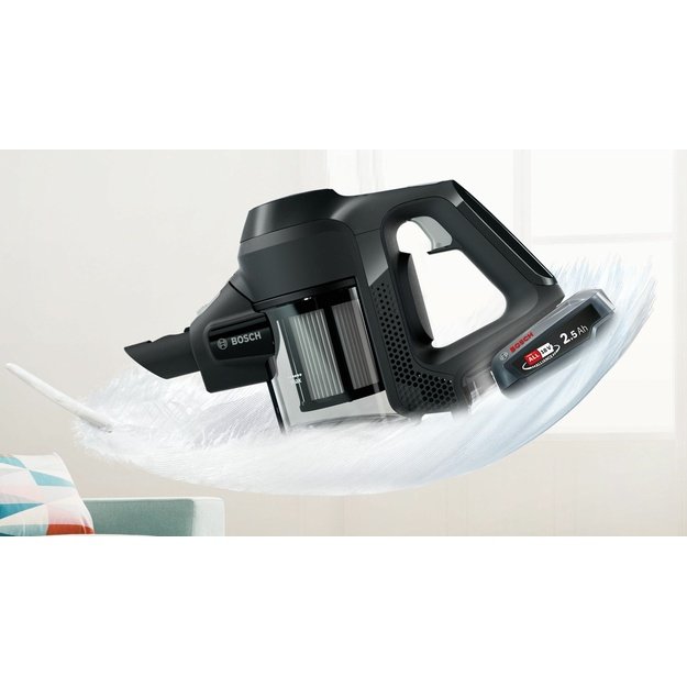 Bosch Serie 6 BBS611BSC stick vacuum/electric broom 2-in-1 stick vacuum Battery Dry Bagless Black 2.5 Ah