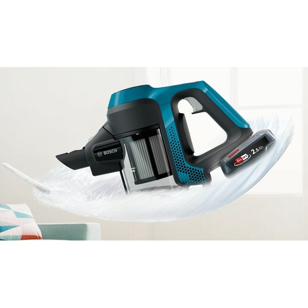 Bosch Serie 6 BBS611BSC stick vacuum/electric broom 2-in-1 stick vacuum Battery Dry Bagless Black 2.5 Ah