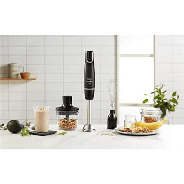 TEFAL | Blender | HB943838 InfintyForce | Hand Blender | 1000 W | Number of speeds 1 | Chopper | Black