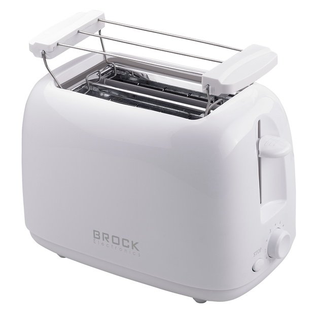 Brock BT 1008 WH Toaster 650-750W, White
