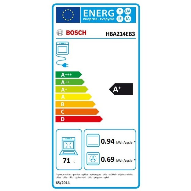 BOSCH HBA214EB3