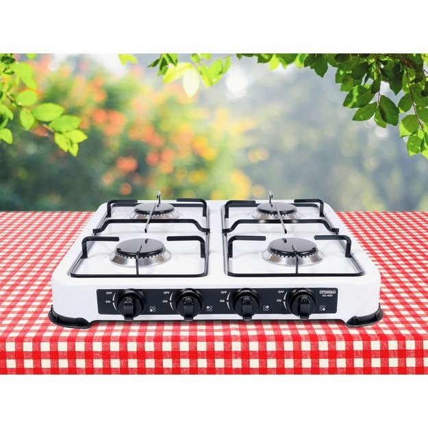 PROMIS four-burner gas stove KG400 white