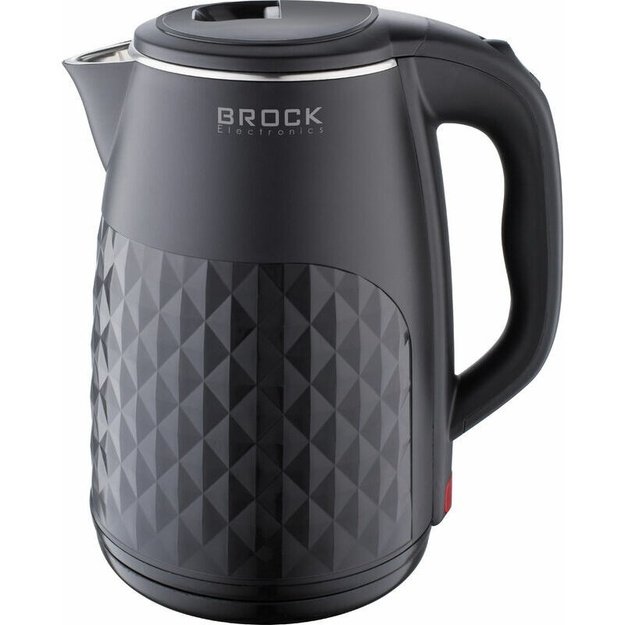 Brock WK 0618 BK Electricl Kettle With Doubl Walls 1,8L 1500W, Black