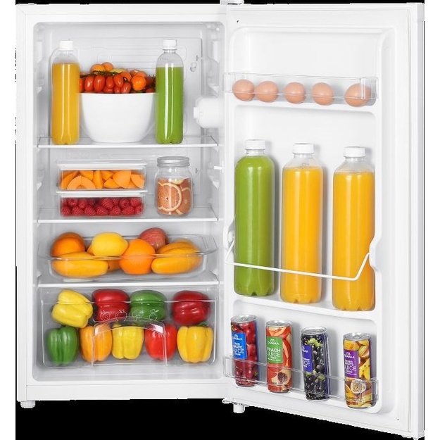 MPM-89-CJ-39 white compressor-driven fridge, with vegetable drawer, capacity 90 litres, height 85 cm, width 47.5 cm