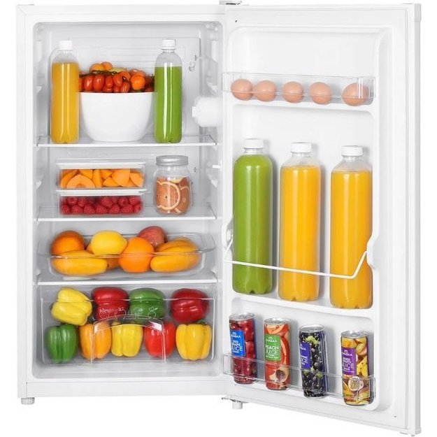 MPM-89-CJ-39 white compressor-driven fridge, with vegetable drawer, capacity 90 litres, height 85 cm, width 47.5 cm
