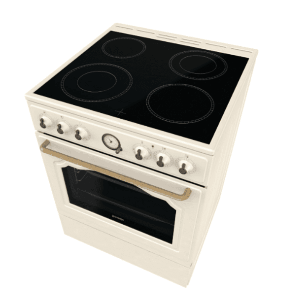 Gorenje GECS6B70CLI Freestanding cooker Ceramic hob Beige