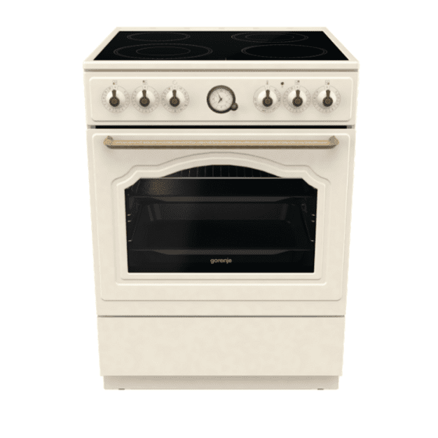 Gorenje GECS6B70CLI Freestanding cooker Ceramic hob Beige