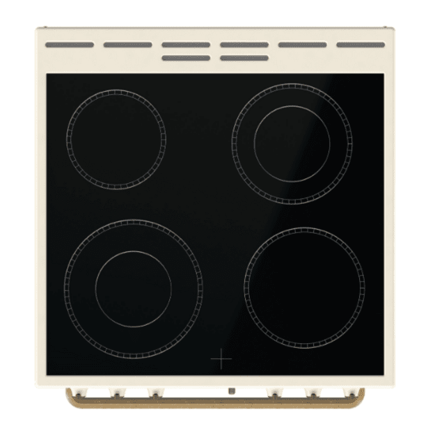 Gorenje GECS6B70CLI Freestanding cooker Ceramic hob Beige