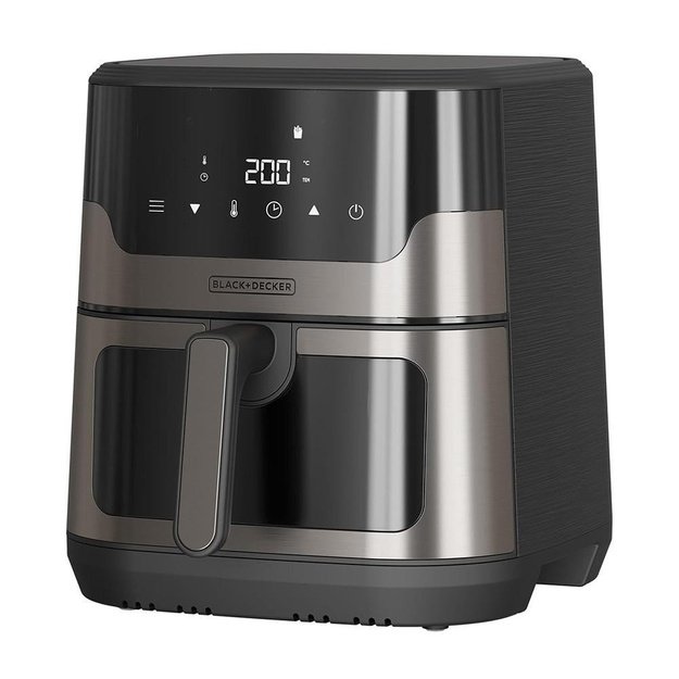 Black+Decker BXAF8001E 1700 W 8 L oil-free deep fryer, black