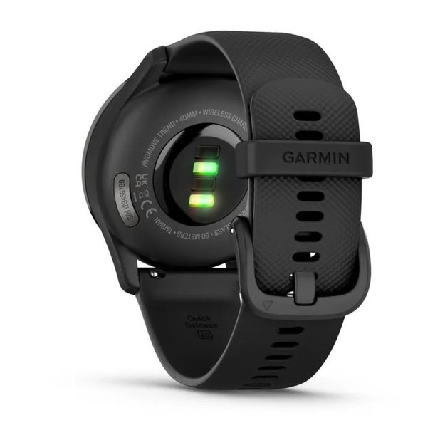 Garmin vivomove Trend LCD 40 mm Hybrid 254 x 346 pixels Touchscreen Black GPS (satellite)
