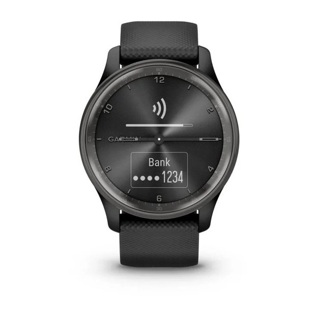 Garmin vivomove Trend LCD 40 mm Hybrid 254 x 346 pixels Touchscreen Black GPS (satellite)