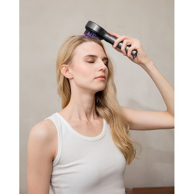 Regenerating hairbrush massager for hair and scalp MT6537 6
