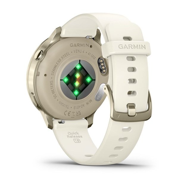 Garmin Venu 4 3.05 cm (1.2 ) AMOLED 41 mm Digital 390 x 390 pixels Touchscreen Gold Wi-Fi GPS (satellite)