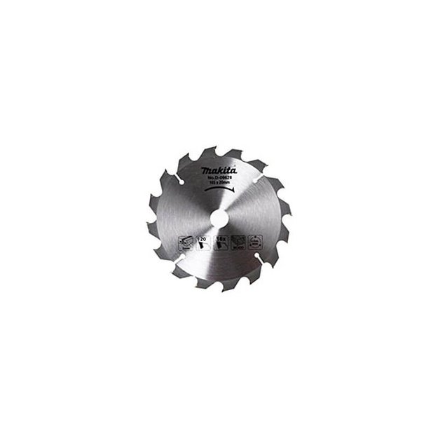 Pjovimo diskas medžiui MAKITA 165x20x2,0mm 5603R, 5604R