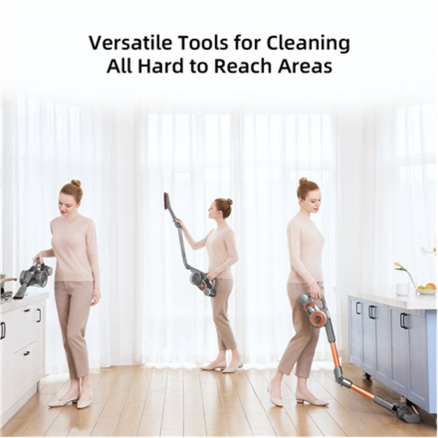 Jimmy | Vacuum Cleaner | H9 Pro | Cordless operating | 600 W | 28.8 V | Operating time (max) 80 min | Silver 6