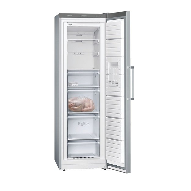 Siemens iQ300 GS36NVIEP freezer Upright Freestanding 242 L E Stainless steel