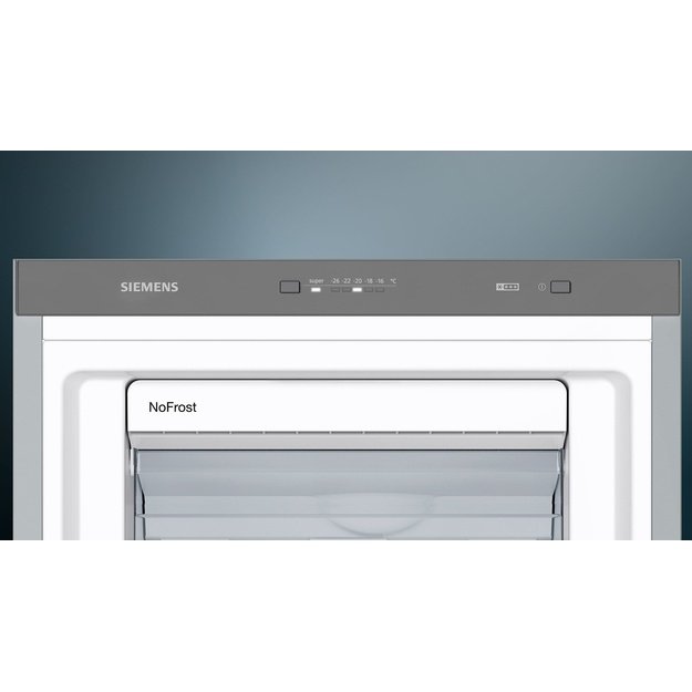 Siemens iQ300 GS36NVIEP freezer Upright Freestanding 242 L E Stainless steel