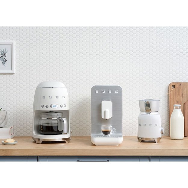 Smeg Collection Espresso Coffee Machine BCC11WHMEU White