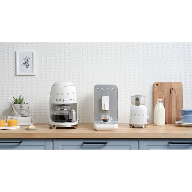 Smeg Collection Espresso Coffee Machine BCC11WHMEU White