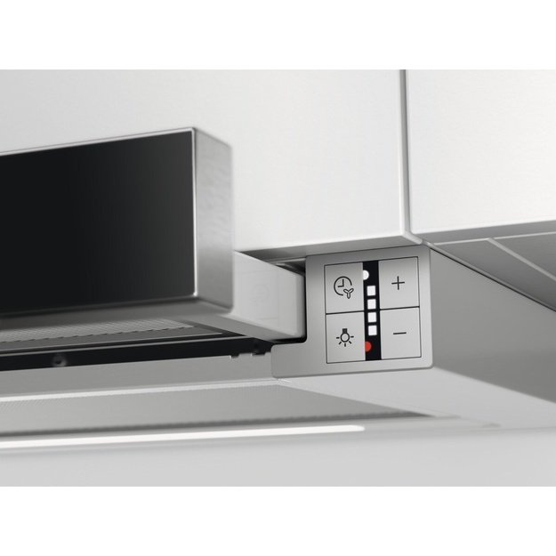 AEG DPE5660M Semi built-in (pull out) Grey 495 m3/h