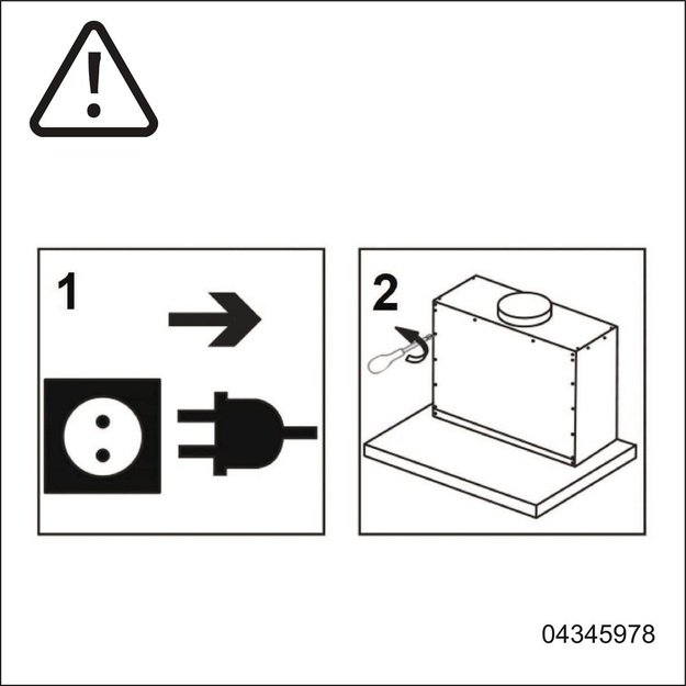 AEG DPE5660M Semi built-in (pull out) Grey 495 m3/h