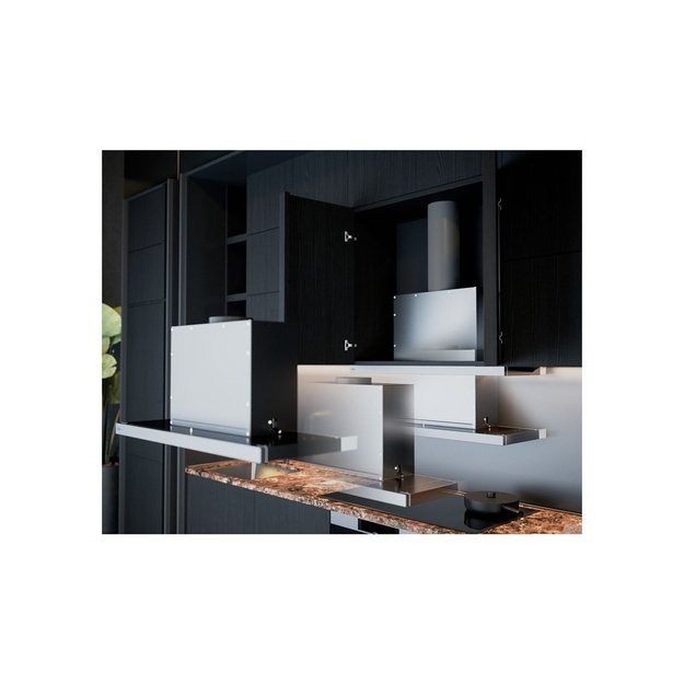 AEG DPE5660M Semi built-in (pull out) Grey 495 m3/h