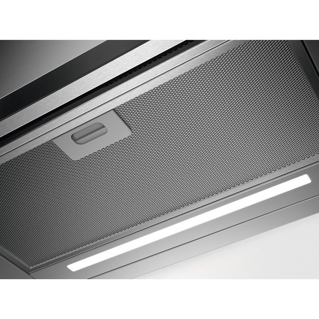 AEG DPE5660M Semi built-in (pull out) Grey 495 m3/h
