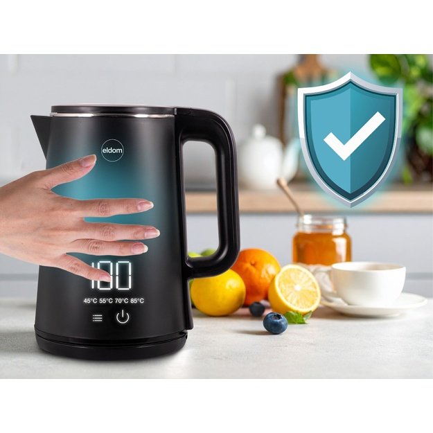 ELDOM C515C Cordless Kettle 1.8 L 2000 W Black