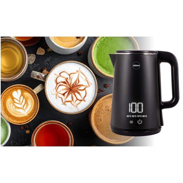 ELDOM C515C Cordless Kettle 1.8 L 2000 W Black