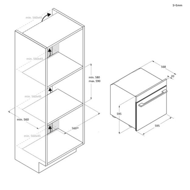 CANDY CA6 NP3T3HTB 7