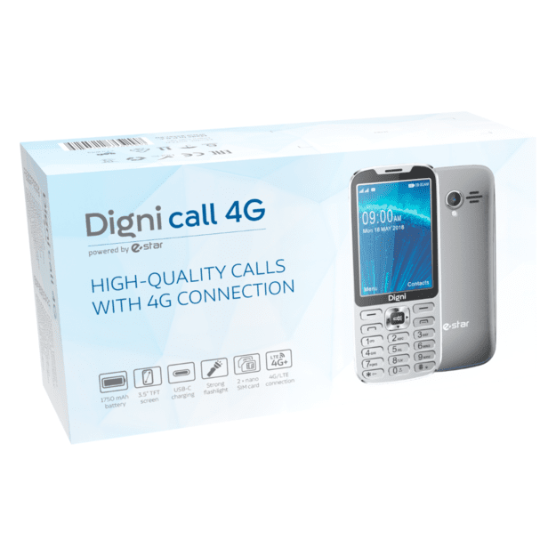 Phone eSTAR Digni CALL 4G Dual SIM Silver